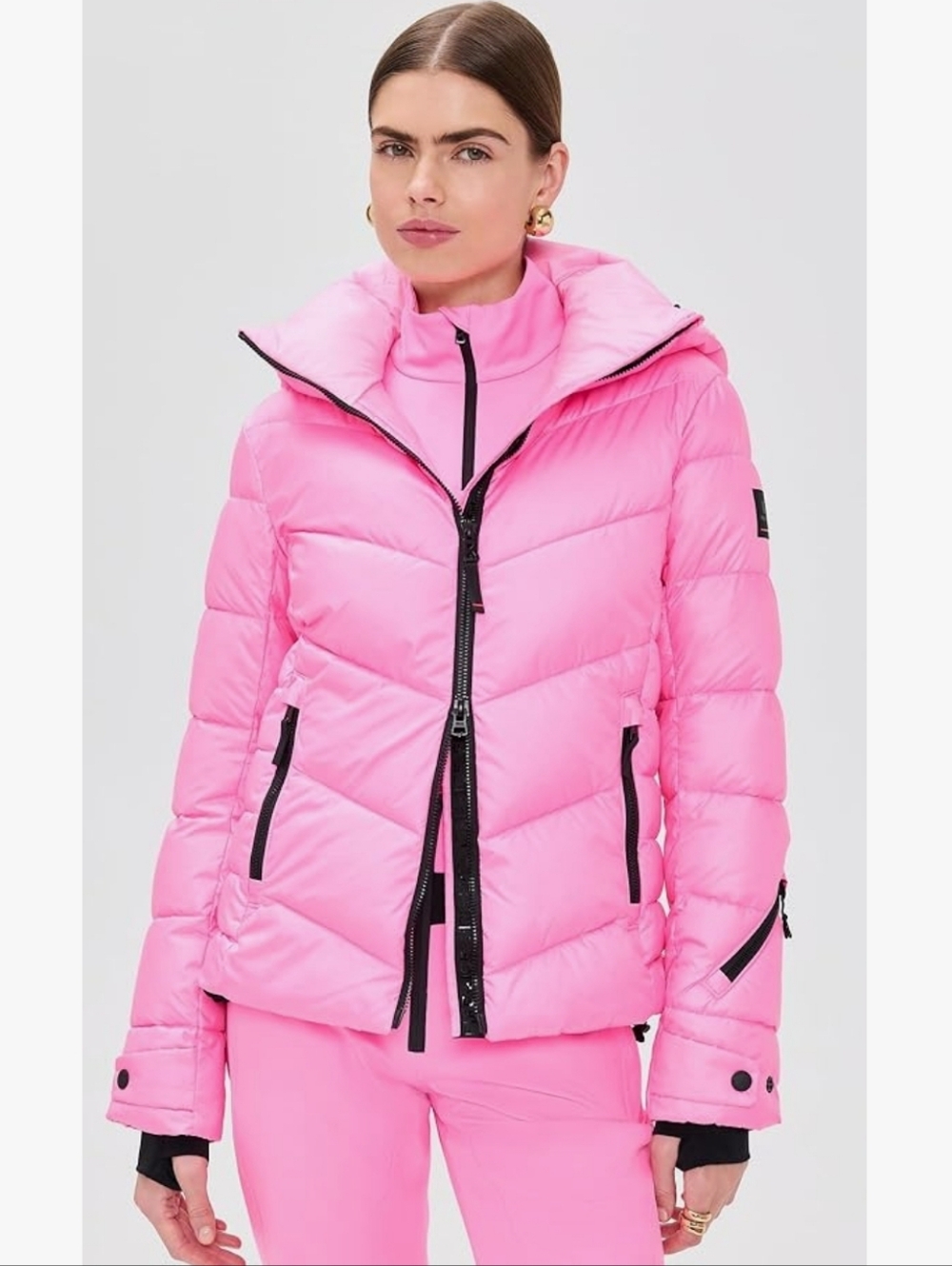 Bogner Saelly Ski Jacket Vibrant Flash Pink
